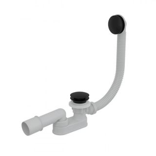 Слив-перелив для ванны AlcaPlast 100см клик-клак черный A507BLACK-100