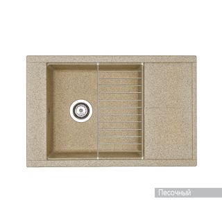 Мойка кухонная Акватон ДЕЛИЯ 87 песочный