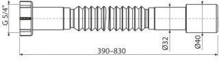 Гибкое соединение AlcaPlast 5/4"?32/40 пластмасса A750
