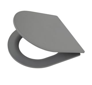 Сиденье для унитаза с микролифтом BelBagno Colorato серый матовый BB062SC-GR