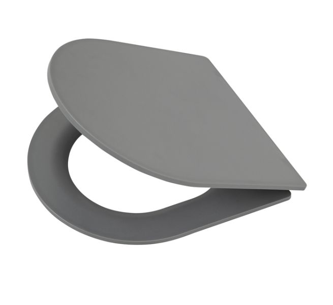 Сиденье для унитаза с микролифтом BelBagno Colorato серый матовый BB062SC-GR