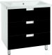 Тумба под раковину Bellezza Пегас 100см чёрный 00000007803