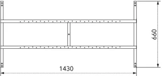 Каркас алюминиевый Triton Щ0000062056 150x70 см