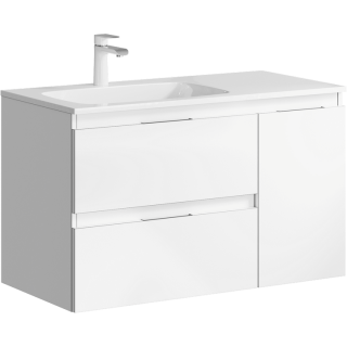 Подвесная тумба под раковину Aqwella Accent ACC0109LW 90 см