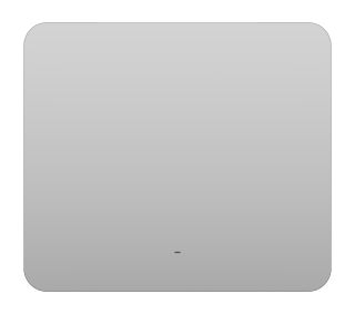 Зеркало с подсветкой Misty Адхил 80см белый