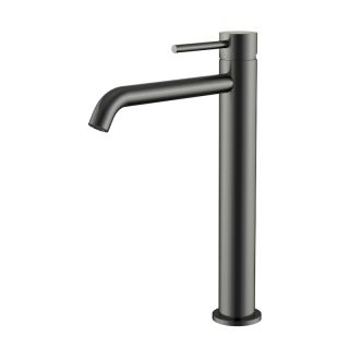 Смеситель для раковины высокий Knotlor SS-21/GM, оружейная сталь