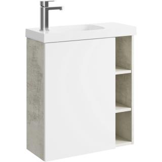 Подвесная тумба под раковину Aqwella Alba ALB0106LLS+ALB0706WM 60 см