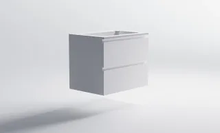 Тумба с раковиной Astra-Form Альфа 03060004+04010006 70 см белый матовый