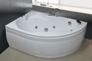 Акриловая ванна Royal Bath Alpine левая 160x100см белый RB819101L