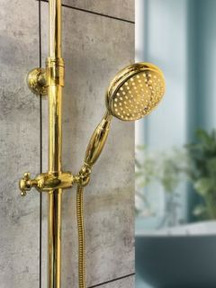 Душевая система с термостатом AltroBagno Beatrice 030408 Or золото