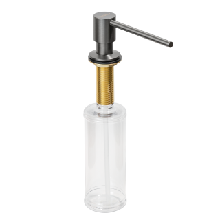 Дозатор для кухонной мойки AltroBagno Flusso 080503 GrMt  оружейная сталь