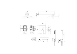 Душевая система Aquatek Лира AQ1473CR хром