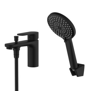 Смеситель на борт ванны Aquatek Ника AQ1844MB черный