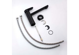 Смеситель для кухни Aquatek Ника AQ1880MB черный