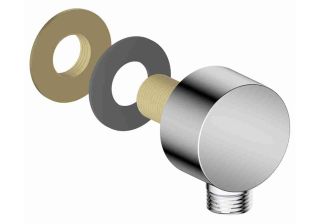 Шланговое подсоединение Aquatek AQ2454CR хром