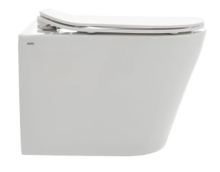 Подвесной унитаз AQUAme AQM2001 с крышкой-сиденьем белый глянцевый