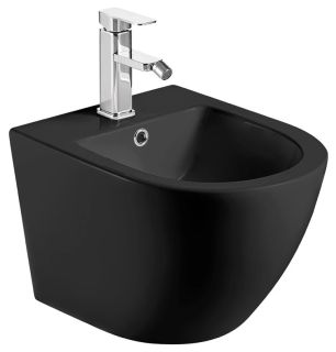 Биде подвесное AQUAme AQM2102MB чёрный матовый