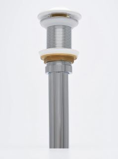 Донный клапан для раковины AQUAme AQM7002-0W без перелива белый