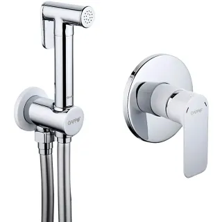 Гигиенический душ со смесителем Gappo G7248 белый/хром