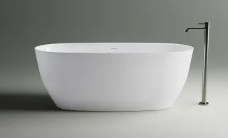 Ванна из искусственного камня Astra-Form Атрия 01010047 160x75 см с интегрированным переливом белый глянец