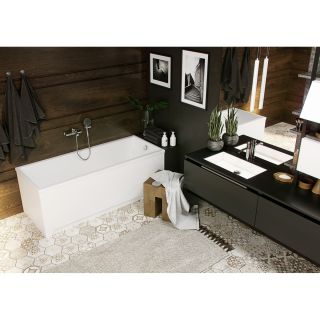 Акриловая ванна Azario LILIANA AV.0012170 пристенная 170х70 см