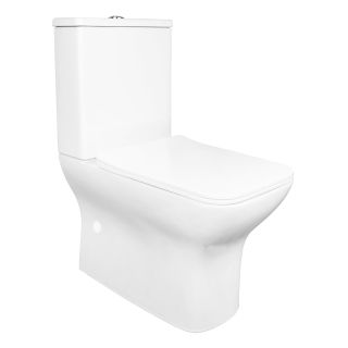 Унитаз-компакт Azario Fresco AZ-8302 360х620х800 напольный, безободковый, с быстросъемным сиденьем микролифт