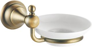 Мыльница Azario ELVIA AZ-91108Q керамическая, бронза