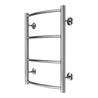 Полотенцесушитель водяной AZARIO VERONA AZ04146 400/600 4 секции, нижнее/диагональное подключение, 1/2, хром