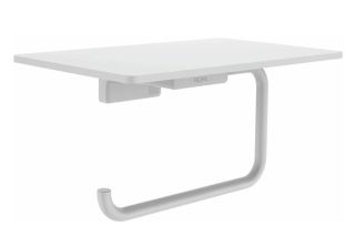 Держатель для туалетной бумаги с полочкой Rose RG1805C белый