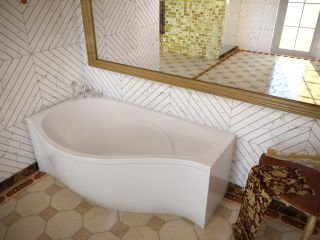 Экран фронтальный для ванны Эстет Грация ФР-00000922 Л 170см белый