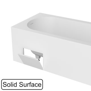 Скрытый люк в экране WHITECROSS 1102.XXXX.200 белый матовый