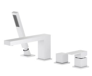 Смеситель на борт ванны Timo Selene 2130/16Y белый матовый