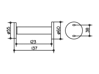Держатель запасного рулона Keuco Edition 30063010000 хром