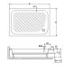 Поддон для душа RGW B/CL-S 900x1200x270