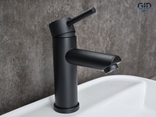 Смеситель для раковины Gid Berlin SS080-BM-K SS080BMK черный матовый
