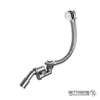 Слив-перелив для ванны BETTOSERB 125316 полуавтомат с поворотной ABS накладкой