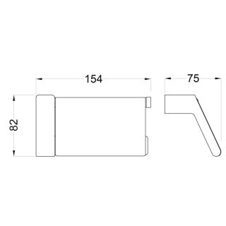 Бумагодержатель Timo Torne 43042/00 хром