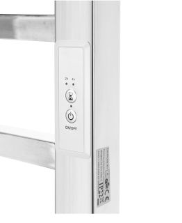 Полотенцесушитель электрический Domoterm Квадро DMT 109-S П8 50x70 TBOX EK R хром