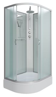 Душевая кабина Niagara NG-33294-14RBKT 120x90см серебро/матовое