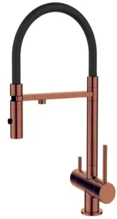 Смеситель для кухни DQ DA1462502Rose розовое золото