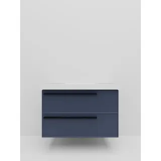 Тумба под раковину La Fenice Elba  FNC-01-ELB-BG-80-2 матовая синяя 80 см