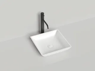 Накладная раковина Salini Callista 04 S-Sense 1101108GRF 38см RAL полностью