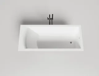 Ванна из искусственного камня Salini Cascata S-Sense 104113MRH 170x75см RAL снаружи