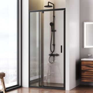 Душевая дверь в нишу Am.Pm Gem W90G-100-1P-BT 100 см чёрный матовый