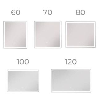 Зеркало с подсветкой Vigo Geometry Luxe 210 80 см