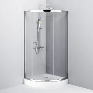 Душевой уголок AM.PM Like W83UG-315-090MT 90х90 см профиль хром