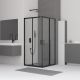 Душевой уголок RGW CL-34B 32093400-14 100x100см чёрный
