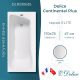 Ванна чугунная Delice Continental PLUS DLR230635 170х75 см