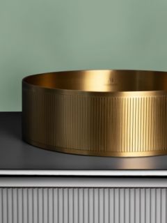 Раковина AltroBagno Costoso 001005 OrSp из нержавеющей стали золото матовое