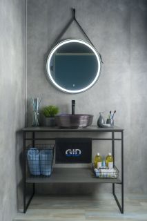 Раковина Gid D1315h107 53332 накладная цветная 41.5x41.5x13.5